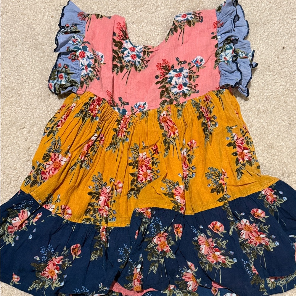 Pink Chicken cotton dress